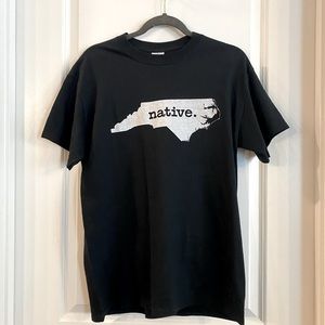 North Carolina Native black tee shirt- size M